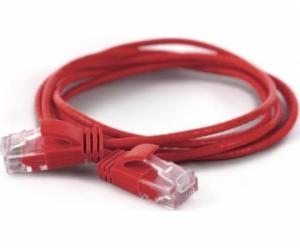 Wantec  7274 U/UTP (UTP) červený 3m síťový kabel Cat6a (7...