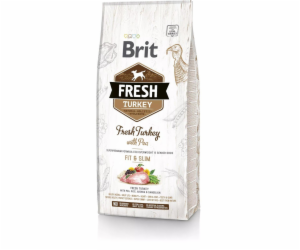 Brit Fresh Turkey with Pea Light Fit & Slim 12kg granule ...