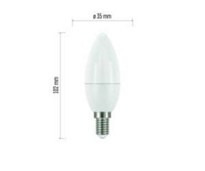 LED žárovka True Light 4,2W E14 teplá bílá