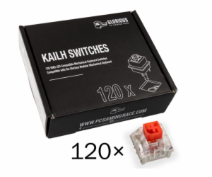 Glorious Kailh Box Red Switches, 120 ks