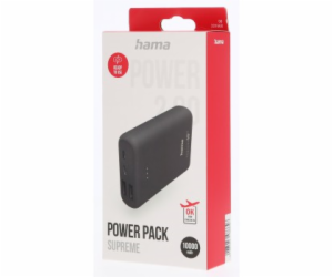 Hama Supreme 10HD, powerbank, 10000 mAh, 3 A, 3 výstupy: ...