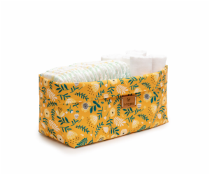 T Tomi Long Baggie organizér Mustard flowers 16 x 21 x 34...