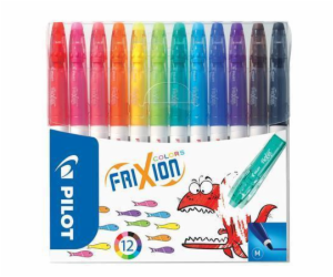 PILOT Fixy "Frixion Colors", sada,12 barev, 0,39-0,7 mm, ...