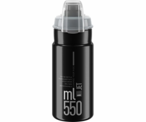 Lahev Elite  Jet Plus 550ml, černá/šedé logo / bidon