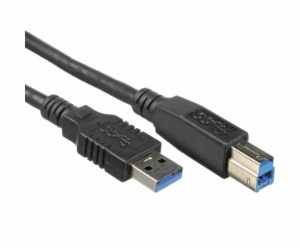 Kabel USB 3.0 Super-speed 5Gbps A-B, 9pin, 0,5m