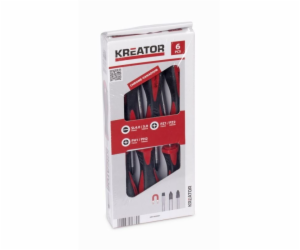 Kreator KRT400001 - Sada šroubováků 6ks SL/PH/PZ