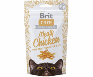 Brit Care Cat Snack Meaty Chicken 50g (EU) pamlsky pro kočky