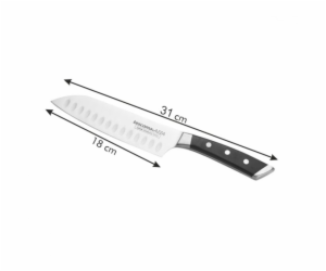 Tescoma Nůž japonský AZZA SANTOKU, 18 cm  