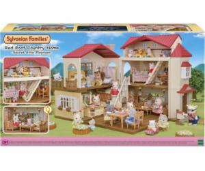 Městská chata Sylvanian Families s tajným podkrovním poko...