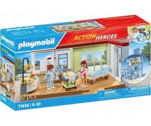 Hračka na stavbu porodnice PLAYMOBIL 71616 Action Heroes