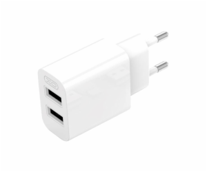 Nástěnná nabíječka XO L109 2x USB-A, kabel USB Type-C, 2,...