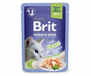 BRIT Premium by nature Trout fillets - mokré krmivo pro k...