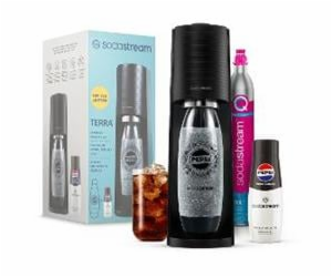 Sodastream Sada výrobníku TERRA Black Pepsi Zero Megapack