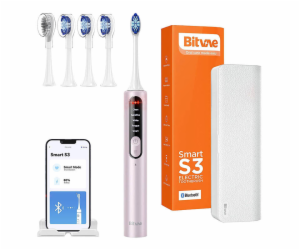 Sonic toothbrush with app, tips set and travel etui S3 (p...