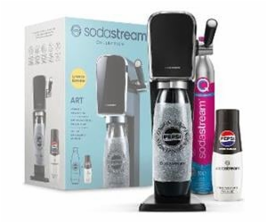 SodaStream Sada výrobníku ART Black Pepsi Zero Megapack 