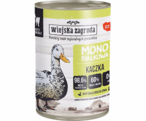 WIEJSKA ZAGRODA Monoprotein Duck - mokré krmivo pro kočky...