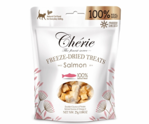 CHERIE Freeze-dried salmon pieces - pamlsek pro kočky - 30g