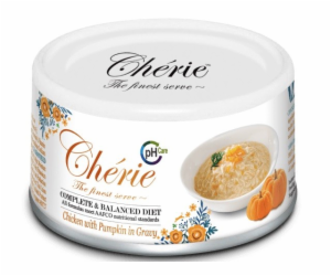 CHERIE Chicken with pumpkin - mokré krmivo pro kočky - 80g