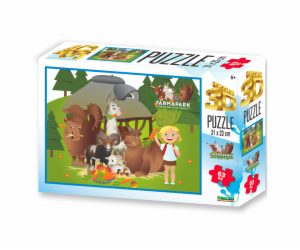 PRIME 3D PUZZLE - FARMAPARK MRKEV 63 dílků