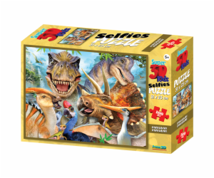 PRIME 3D PUZZLE - Dinosaur Selfie 100 dílků