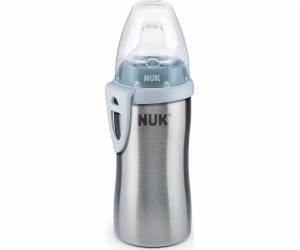 NUK  Trinkflasche Active Cup Edelstahl 215ml modrá