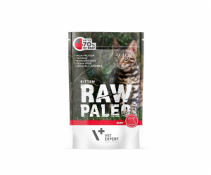 RAW PALEO Kitten Cat Beef - mokré krmivo pro koťata - 100 g