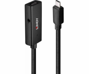 Lindy USB-A - USB-C USB kabel 5 m černý (43356)