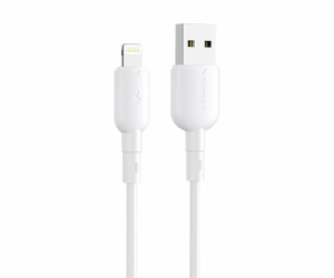 Kabel USB na Lightning VFAN Colorful X11, 3A, 1m (bílý)