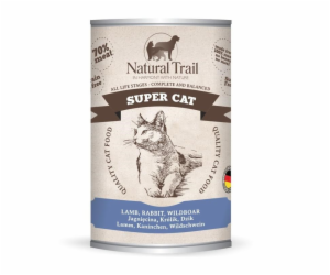 NATURAL TRAIL Super Cat Lamb, rabbit, wild boar - mokré k...