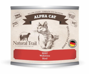 NATURAL TRAIL Alpha Cat Beef - mokré krmivo pro kočky - 200g