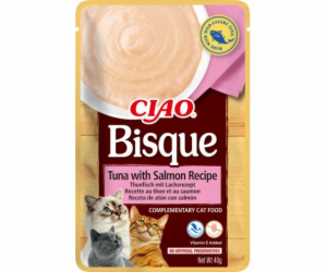 INABA Ciao Bisque Tuna with Salmon - pamlsek pro kočky - 40g