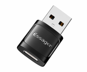 Adaptér OTG USB-C samice na USB 3.0 samec Essager (černý)