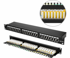 ExtraLink  CAT5E STP V2 | Patchpanel | 24 portů