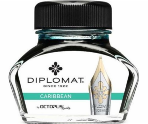 Diplomat inkoust Diplo Octopus 30 ml skleněný tyrkys