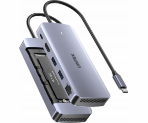 UNITEK ACTIVE HUB USB-C 10GBPS,M.2,HDMI, PD 100W