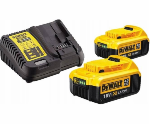 Dewalt  CHARGER DCB1104 +2x4,0Ah DCB1104M2