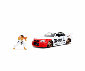 Jada Street Fighter Ryu 1:24 Nissan Skyline GTR     25325...