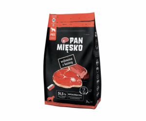 PAN MIĘSKO Beef with goat XS - suché krmivo pro psy - 3kg