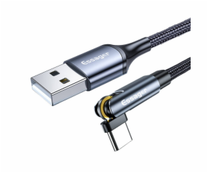 USB-A 3in1 cable, Essager, EXCCXT-WX0G, USB-C/Lightning/M...