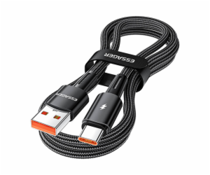 Essager USB-A to USB-C 120W 2m cable (black)