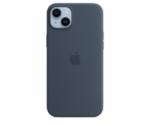 iPhone 14+ Silicone Case with MS - Storm Blue