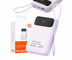 Mcdodo Power Bank MC-3245 10000mAh, 22.5W, up to C (purple)