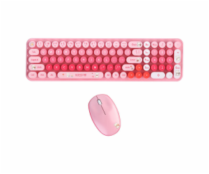 MOFI Baby Bear Wireless Keyboard + Mouse Set (pink)