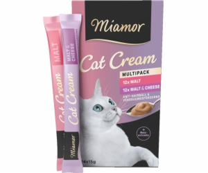 MIAMOR Cat Cream Malt - pamlsek pro kočky - 24x15g