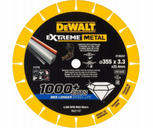 Dewalt  KOVOVÝ DISK 355x3,3x25,4mm DIAMANT