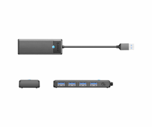 Orico Hub USB-A to 4xUSB-A 3.0 - black