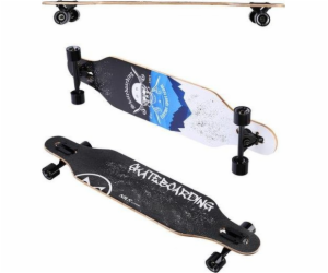 Nils Extreme LONGBOARD SKULL WOOD SKATE Skateboard NILS E...