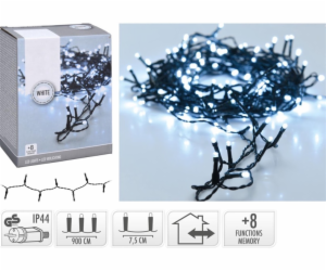 Světelná girlanda AX8450120, 9 m, studená bílá