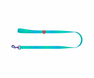 WAUDOG gradient nylon dog leash, 15mm wide, 122cm long, blue