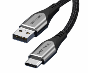 USB 2.0 A to USB-C cable Vention CODHD 3A 0,5m gray